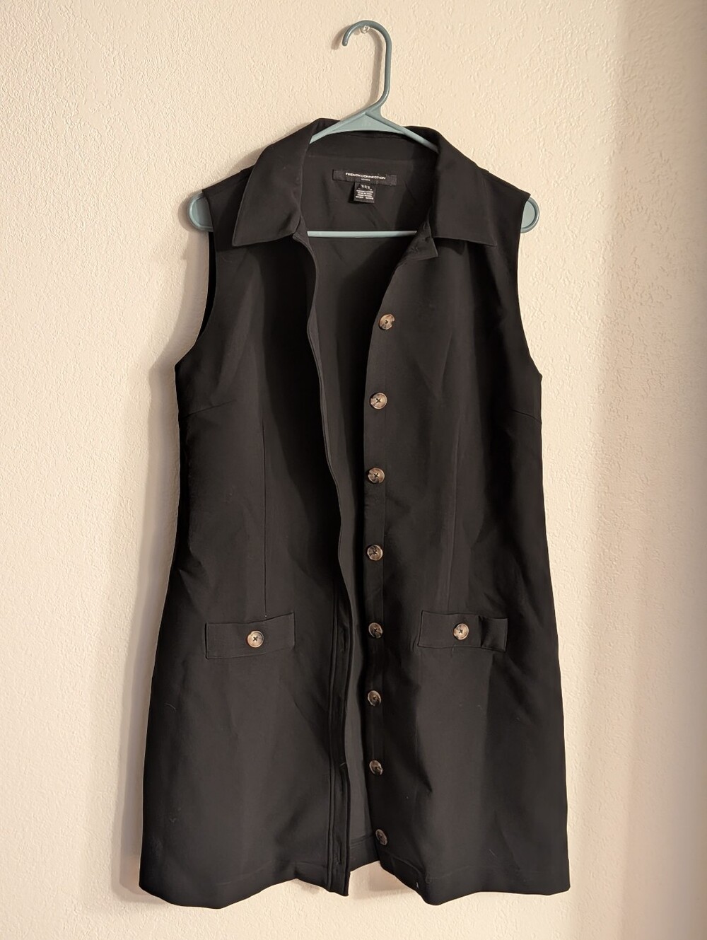 French Connection Black Women's Dress with Minimalist Label